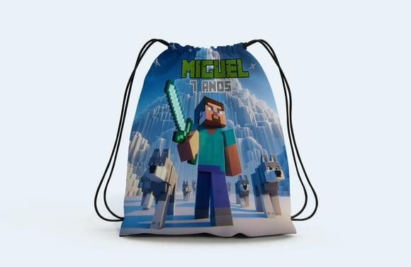 Mochila de Costa Personalizada do Minecraft