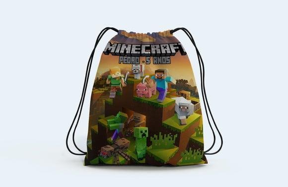 Mochila para Festa do Minecraft