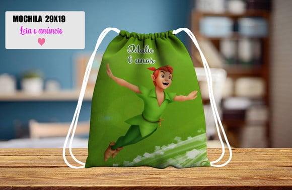 Mochila Sacolinha para Lembrancinhas do Peter Pan