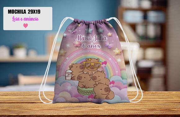 Mochilinha Personalizada Capivara