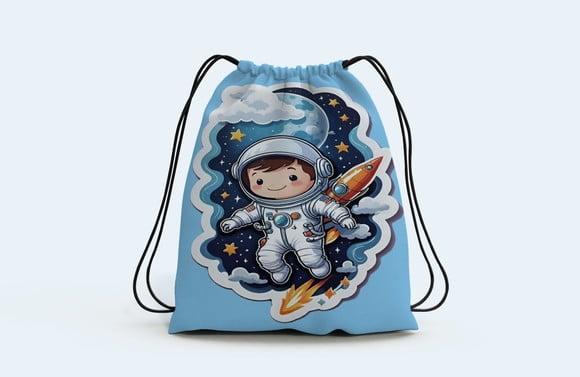 Mochilinha Personalizada do Astronauta