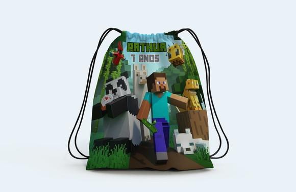 Mochilinha Personalizada do Mincecraft