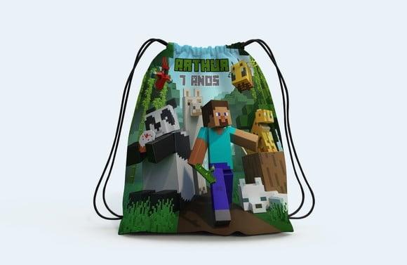 Mochilinha Personalizada do Mincecraft