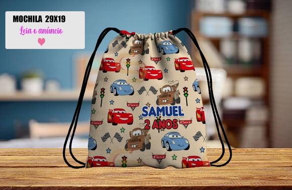 Mochilinha Sacolinha Surpresa Carros Disney