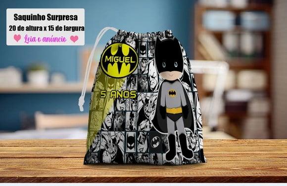 Sacolinha Saquinho Surpresa do Batman Cute