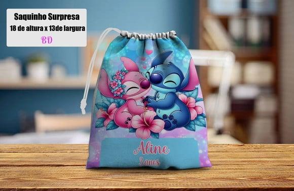 Saquinho de Lembrancinhas Surpresa do Stitch