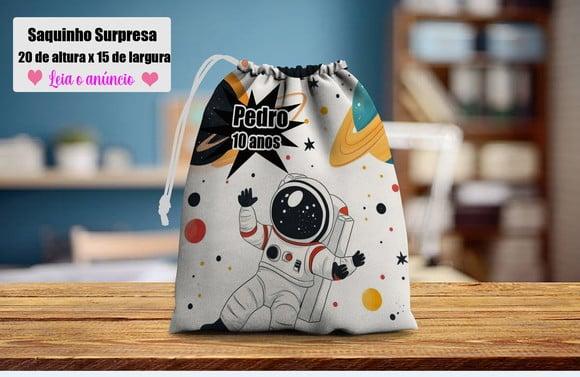 Saquinho Lembrancinhas Surpresa Astronauta