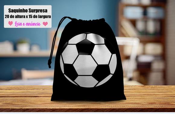 Saquinho Surpresa 20x15 Bola de Futebol