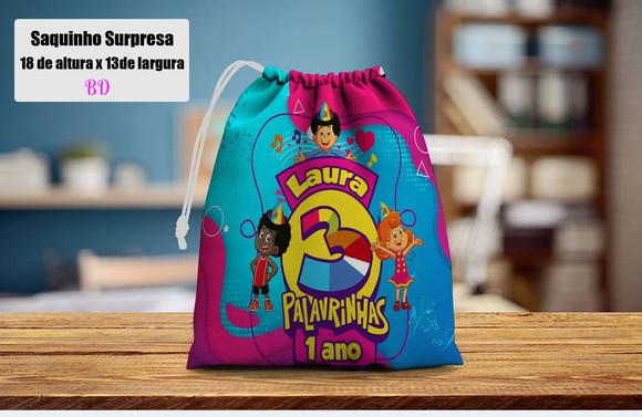 Saquinho Surpresa 3 Palavrinhas