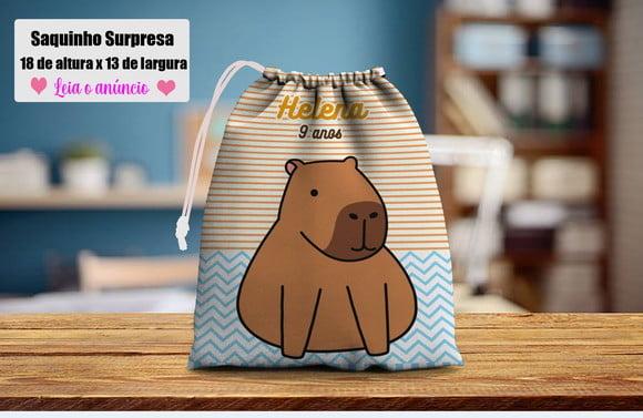 Saquinho Surpresa da Capivara
