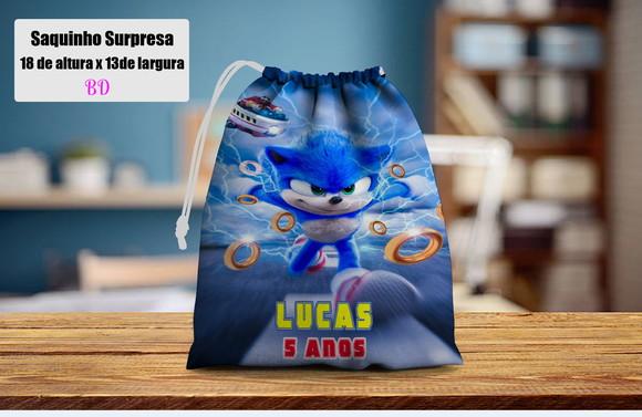 Saquinho Surpresa do Sonic Relampago