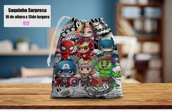 Saquinho Surpresa dos Super Herois Baby