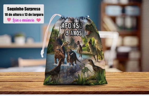 Saquinho Surpresa Jurassic Park dos Dinossauros