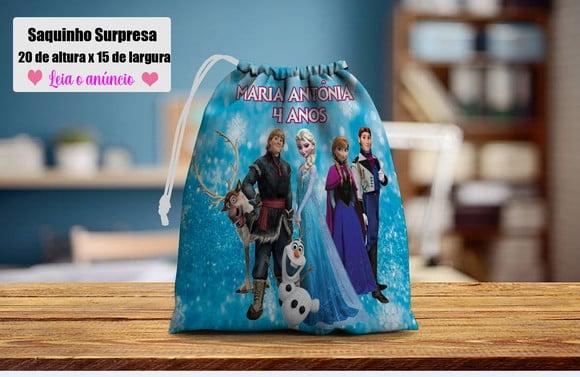 Saquinho Surpresa Lembrancinhas da Frozen