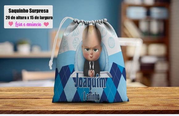 Saquinho Surpresa para Lembrancinhas do Poderoso Chefinho