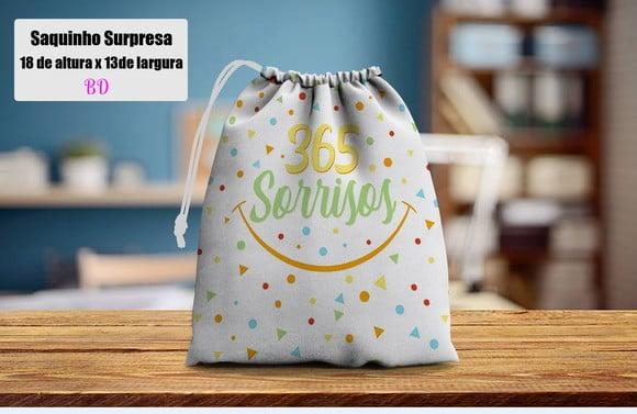 Saquinho Surpresa Personalizado 365 Sorrisos