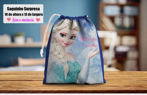 Saquinho Surpresa Personalizado da Elza Frozen