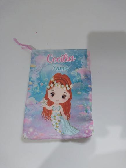 Saquinho Surpresa Personalizado Sereia