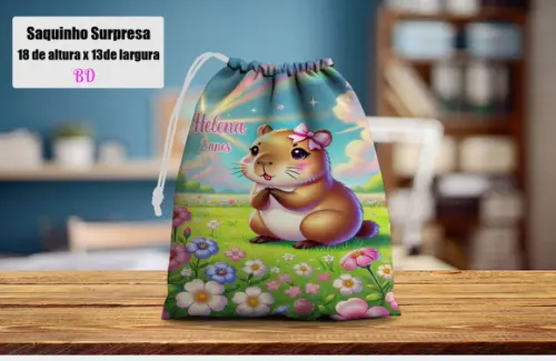 Lembrancinhas Surpresa Sacolinha da Capivara