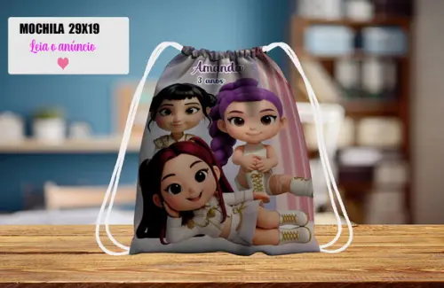Mochila para Festa das Guerreiras K-pop