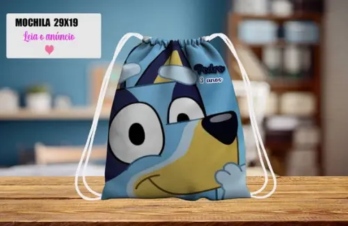 Mochila para Lembrancinhas Surpresa do Bluye