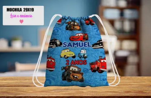 Mochilinha de Costa Carros Disney