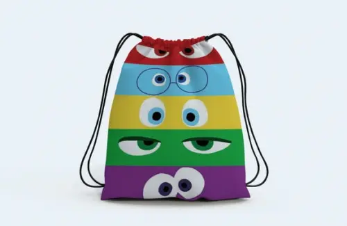 Mochilinha para Festa Infantil Divertidamente