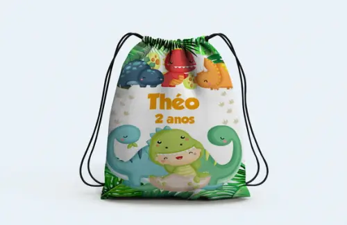 Mochilinha Personalizada Dinossauro Baby
