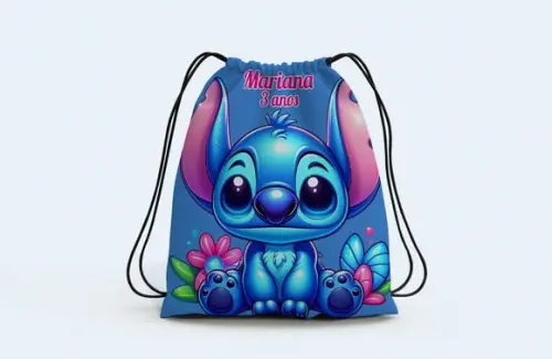 Mochilinha Personalizada do Stitch