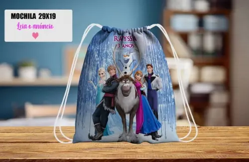Mochilinha Personalizada Frozen