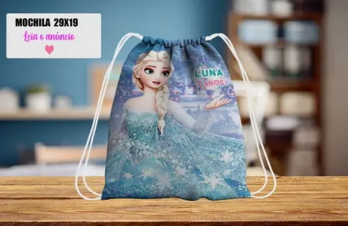 Mochilinha Personalizada Frozen