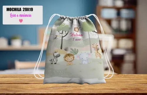 Mochilinha Personalizada para Lembrancinhas