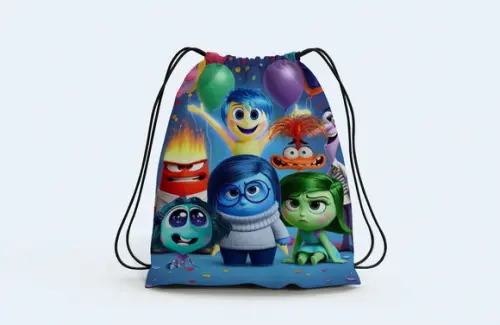 Mochilinha Sacolinha Personalizada Divertidamente