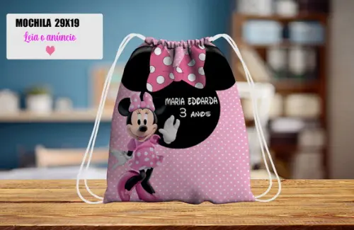 Mochinha Personalizada Minnie