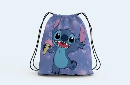 Mochilinha Saquinho Surpresa Personalizada do Stitch