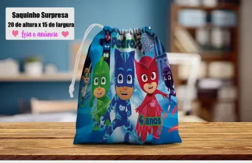 Saquinho Lembrancinhas Surpresa Pj