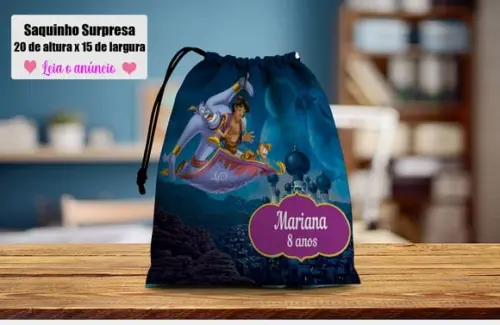 Saquinho Supresa do Aladim