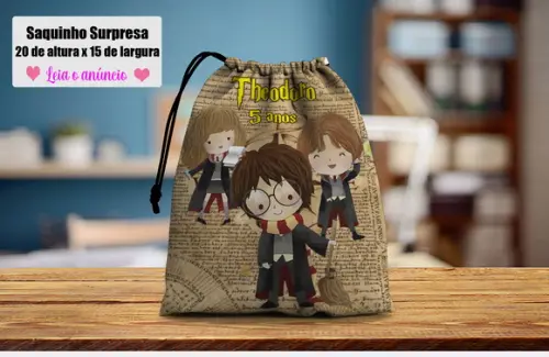 Saquinho Surpresa 20x15 Di Harry Potter