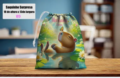 Saquinho Surpresa da Capivara