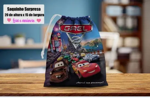Saquinho Surpresa Carros Disney