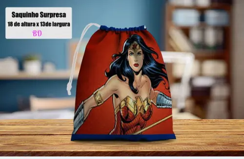 Saquinho Surpresa da Mulher Maravilha
