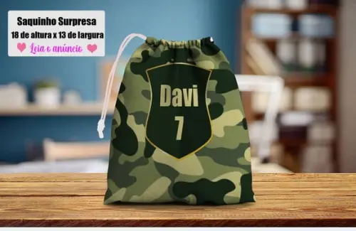 Saquinho Surpresa Exército