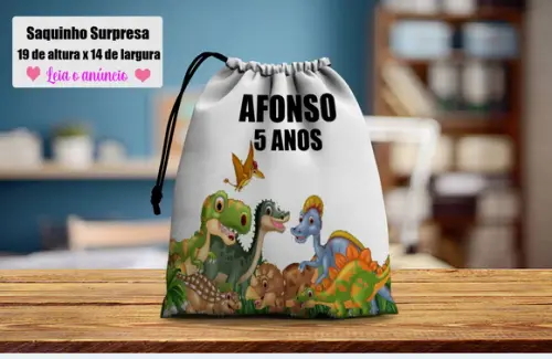 Saquinho Surpresa Mundo dos Dinossauros