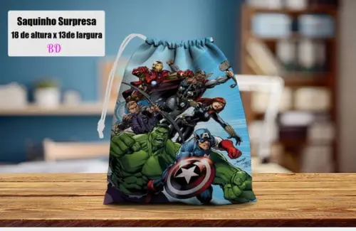 Saquinho Surpresa Marvel Vingadores