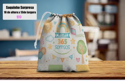 Saquinho Surpresa para Lembrancinhas 365 Sorrisos