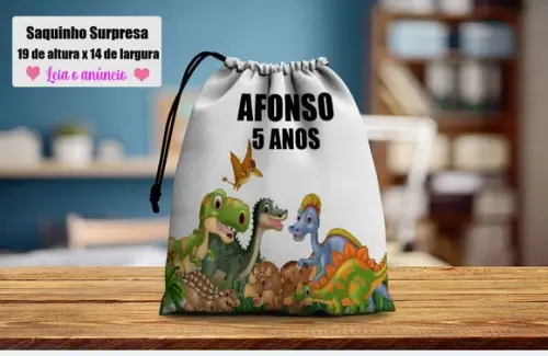 Saquinho Surpresa Mundo dos Dinossauros