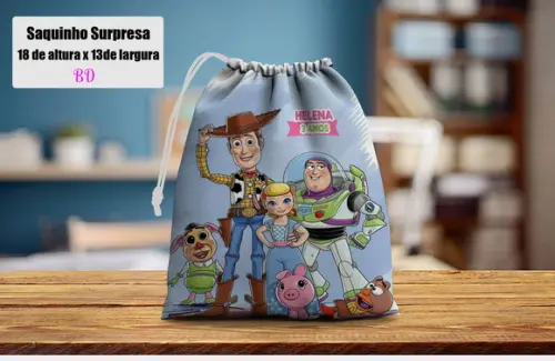 Saquinho Surpresa para Lembrancinhas Toy Story