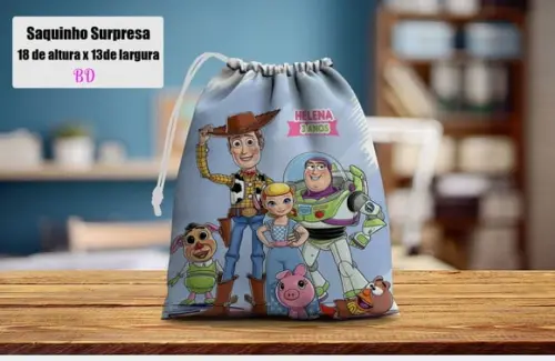 Saquinho Surpresa para Lembrancinhas Toy Story