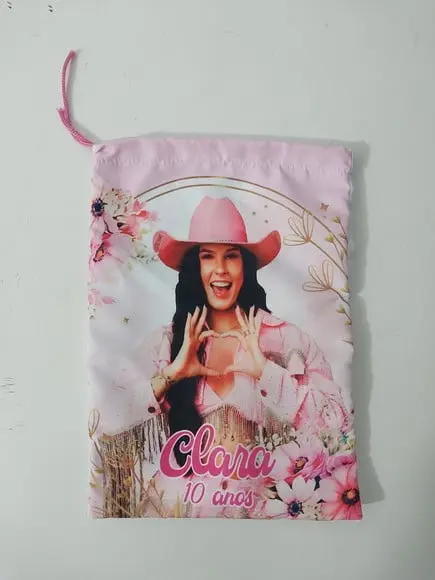 Saquinho Surpresa Personalizado Ana Castela