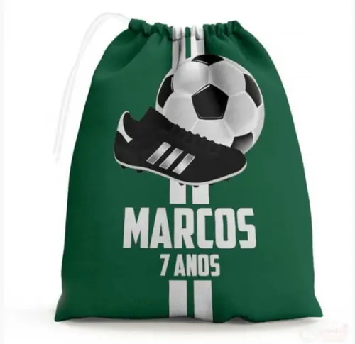 Saquinho Surpresa Personalizado Mesa de Futebol